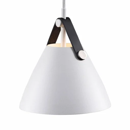 Hanglamp Strap, Ø 16,5 cm, wit