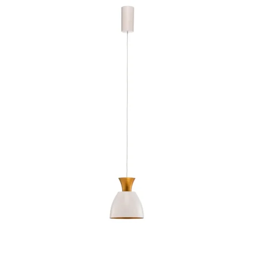 Hanglamp Studio Line 51277, wit/messing, Ø 20 cm