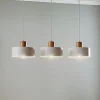 Hanglamp Tako, 3-lamps, wit