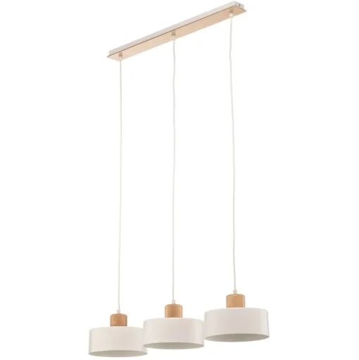 Hanglamp Tako, 3-lamps, wit