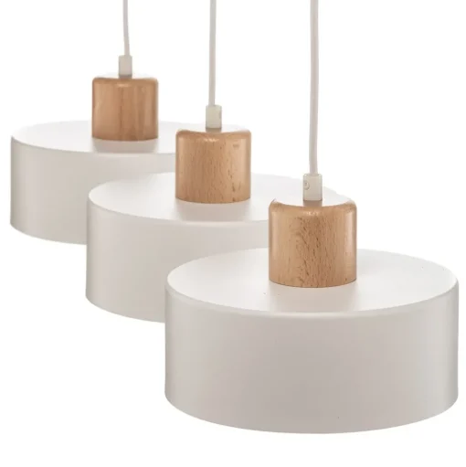 Hanglamp Tako, 3-lamps, wit