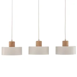 Hanglamp Tako, 3-lamps, wit