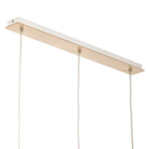Hanglamp Tako, 3-lamps, wit