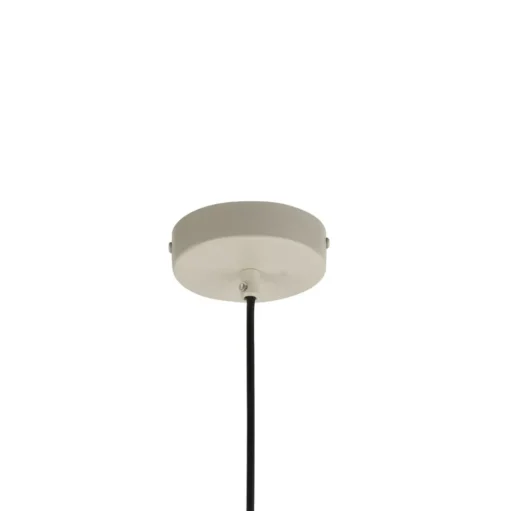 Hanglamp Vitrum round, taupe, cilindrisch, Ø 27 cm