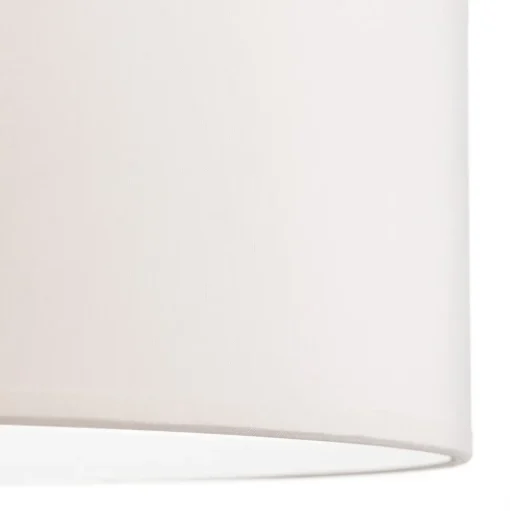 Hanglamp Viviane met textiel kap, wit