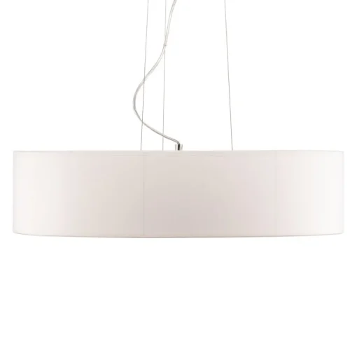 Hanglamp Viviane met textiel kap, wit
