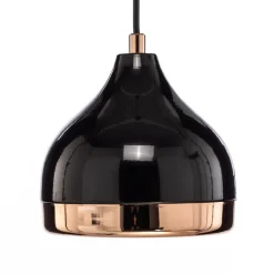 Hanglamp Yildo 6866 1-lamp Ø17cm zwart/koper