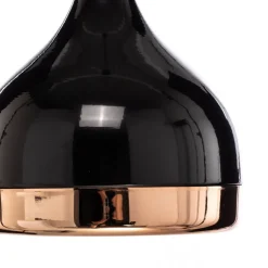 Hanglamp Yildo 6866 1-lamp Ø17cm zwart/koper