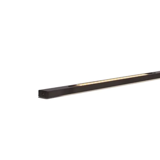 Hanglamp Zelena, zwart, lengte 122cm, metaal, CCT