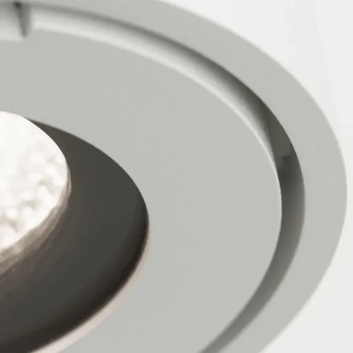 Harvey buitenspot LED, wit, Ø 10 cm, gegoten aluminium