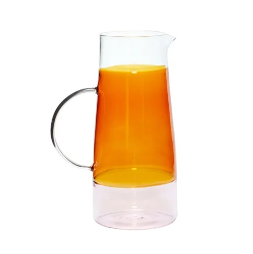 Hübsch Limonade karaf, amberkleurig, glas