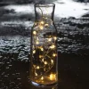 Heldere LED bloemen lichtketting Silke 20 lampen