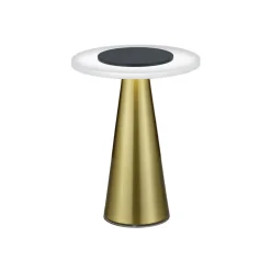 Helestra Bax tafellamp met touchdimmer, messing
