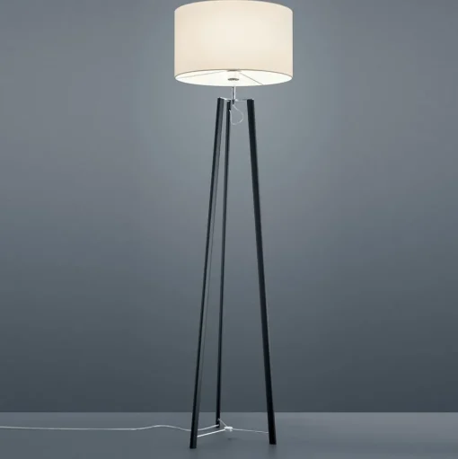 Helestra Certo driepootvloerlamp, wit