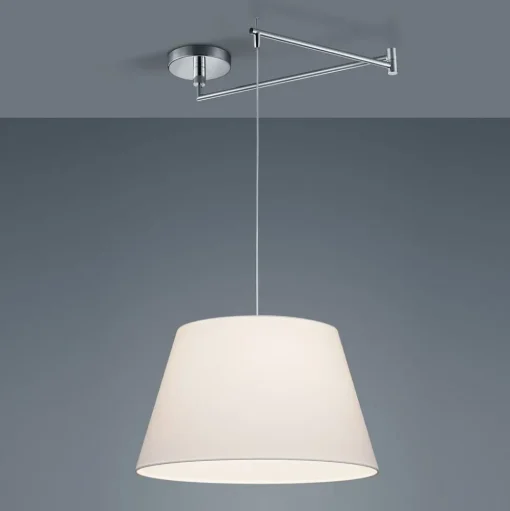 Helestra Certo hanglamp conisch 1-lamp, wit