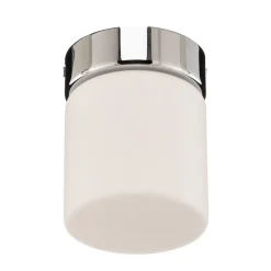 Helestra Keto LED plafondlamp, cilinder, chroom