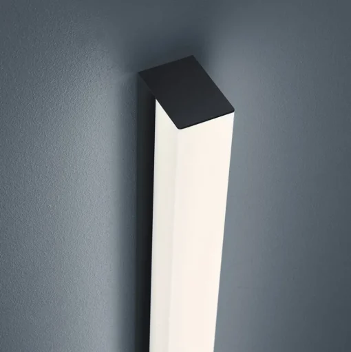 Helestra Lado LED spiegellamp zwart 120 cm