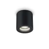 Helestra Lot buiten plafondlamp, IP65, zwart