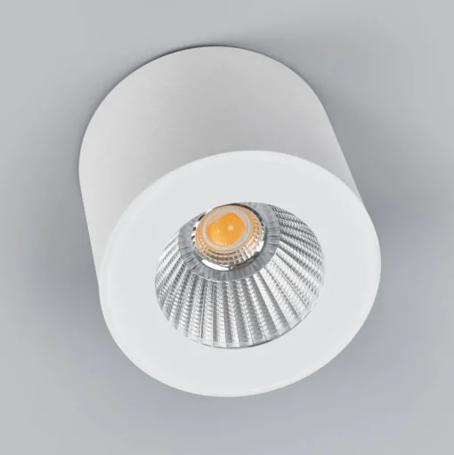 Helestra Oso LED plafondspot, rond, wit mat