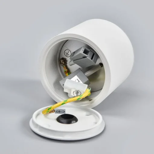 Helestra Oso LED plafondspot, rond, wit mat