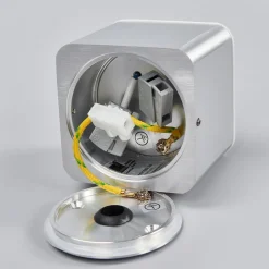 Helestra Oso LED plafondspot, hoekig, mat alu
