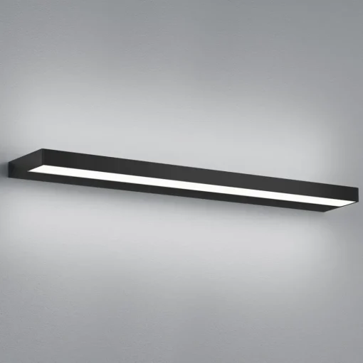 Helestra Slat LED wandlamp, mat zwart 60 cm