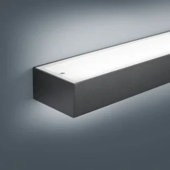 Helestra Theia LED wandlamp, mat zwart 60 cm