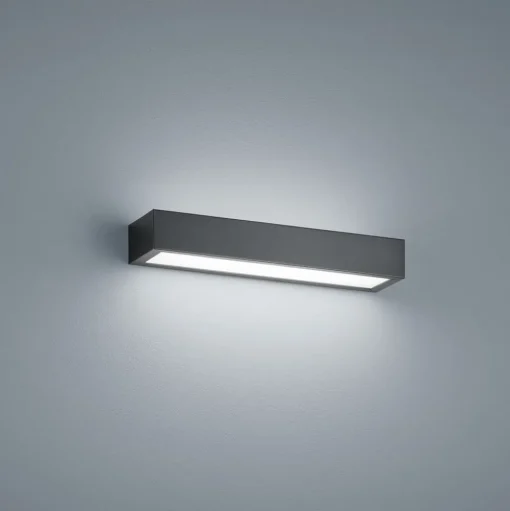 Helestra Theia LED wandlamp, mat zwart 30 cm