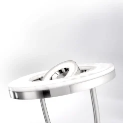Helia LED vloerlamp met leeslamp, staal
