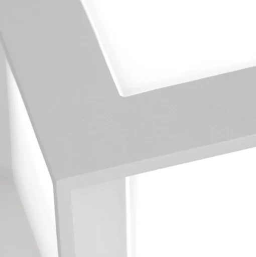 Henry tuinpadverlichting, wit, hoogte 60 cm, aluminium/roestvrij staal