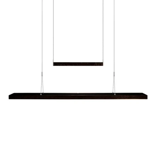 HerzBlut Amalia LED hanglamp, asteiken houtskool