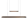 HerzBlut Amalia LED hanglamp, noten geolied