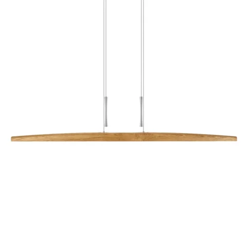 HerzBlut Arco LED hanglamp geolied eiken 170cm