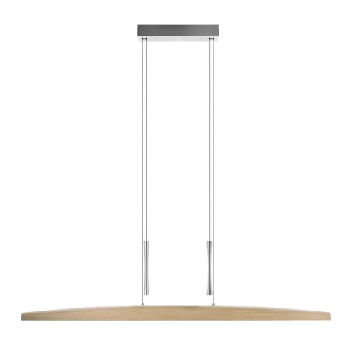 HerzBlut Arco LED hanglamp asteiche natur 130cm