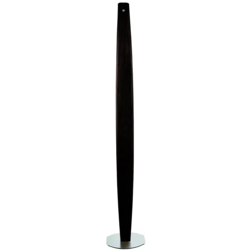 HerzBlut Arco LED vloerlamp, asteiken houtskool