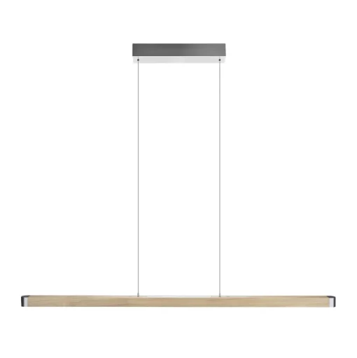 HerzBlut Novelie LED hanglamp, asteiken natuur