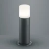 Hoosic sokkellamp van gegoten aluminium, antraciet