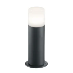 Hoosic sokkellamp van gegoten aluminium, antraciet