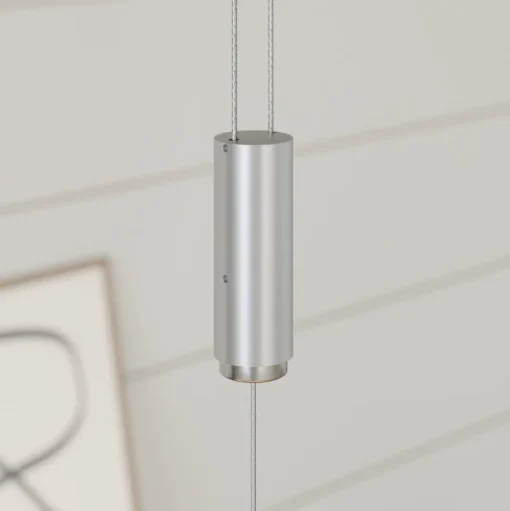 Houten LED hanglamp Karinja met dimmer, natuur