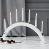 Houten lichtboog Gillian wit
