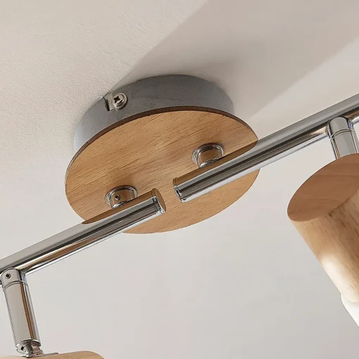 Houten spot Christoph, 4-lamps