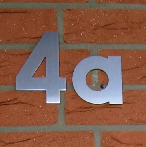 Huisnummer - letter a