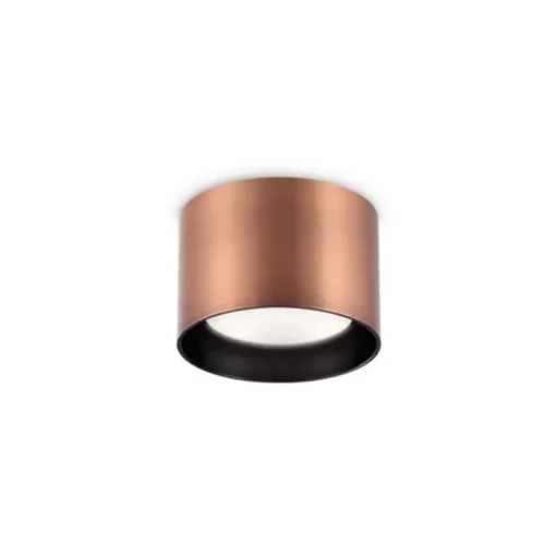 Ideal Lux downlight Spike Rond, koperkleurig, aluminium, Ø 10 cm
