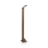 Ideal Lux LED tuinpadverlichting Agos bruin 4.000 K Hoogte 80 cm aluminium