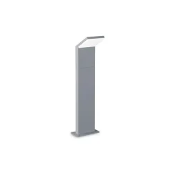 Ideal Lux LED tuinpadverlichting Stijl grijs, hoogte 50 cm aluminium 3.000
