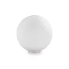 Ideal Lux Mapa tafellamp, Ø 10 cm, opaalglas, wit, bol