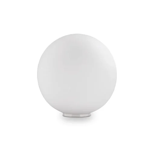 Ideal Lux Mapa tafellamp, Ø 10 cm, opaalglas, wit, bol