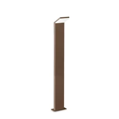 Ideal Lux Style LED tuinpadverlichting, bruin, hoogte 100 cm, 3.000 K