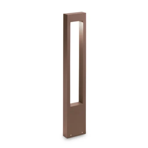 Ideal Lux Vega tuinpadverlichting, bruin, aluminium, hoogte 80 cm