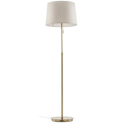 In hoogte verstelbare vloerlamp Lyon m. trekschak.